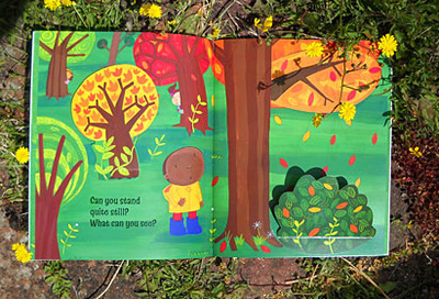 a photograph of a children's book with flaps